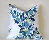 White Schumacher Pillow Cover / Citrus Garden "Pool" Decorative Pillow Cover / Lemon pillow cover / Schumacher Euro sham 24x24 26x26