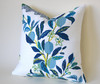 White Schumacher Pillow Cover / Citrus Garden "Pool" Decorative Pillow Cover / Lemon pillow cover / Schumacher Euro sham 24x24 26x26