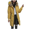 Women Fall Winter Hooded Coat Casual Outwear Fashion Women Winter Warm Coat Hooded Thick Warm Slim Jacket Long Overcoat