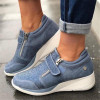 Laamei 2019 New Arrival Flock New High Heel Lady Casual Women Sneakers Leisure Platform Shoes Breathable Height Increasing Shoes