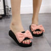 Women Bow Summer Sandals Slipper Indoor Outdoor Flip-flops Beach Shoes New Fashion Female Casual flower Slipper chanclas 3.747