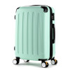 High quality 20inches candy color abs pc travel luggage bags on brake universal wheels, hardside suitcase for girl