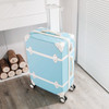 Luggage 20" 22" 24" 26" inch women hard retro rolling luggage set trolley baggage with cosmetic bag vintage suitcase for girls