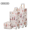 Fashion Girl Retro Rolling Luggage Bagages Pu Suitcase Set Trunk Vintage Luggages With Spinner Wheels for Women