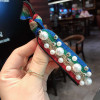 MYHFKK2019 hot fashion headwear Pearl Hair Clip Snap Hair Barrette Stick Hairpin Hair female hair jewelry inlaid hairpin FJ011