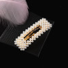 MYHFKK2019 hot fashion headwear Pearl Hair Clip Snap Hair Barrette Stick Hairpin Hair female hair jewelry inlaid hairpin FJ011
