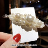 MYHFKK2019 hot fashion headwear Pearl Hair Clip Snap Hair Barrette Stick Hairpin Hair female hair jewelry inlaid hairpin FJ011