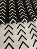 Mudcloth Upholstery Fabric by the yard / Home Decor Fabric / Cotton Upholstery Fabric / Heavy weight fabric / White Mudcloth Fabric