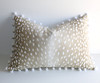 Navy Blue Ombré Fawn Pillow Cover / Available in 10 Sizes