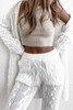 White Cable Knit Set