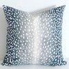 Navy Fawn: Ombré Animal Print Pillow Cover