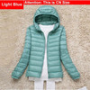 Winter Plus Size 4Xl New Ultra Light Duck Down Jackets Women Hooded Winter Coat Long Sleeve Warm Slim Down Jacket Puffer Jacket