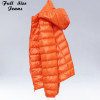Winter Plus Size 4Xl New Ultra Light Duck Down Jackets Women Hooded Winter Coat Long Sleeve Warm Slim Down Jacket Puffer Jacket