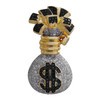 10K GOLD & DIAMOND "MONEY BAG" PENDANT