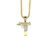 10K GOLD & DIAMOND "UZI" PENDANT