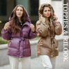 Toppies winter hooded Jacket Coat Women Parkas belt puffer jacket oversized outwear women clothing 2020