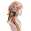 Fashion Flower Women Muslim Turban Cotton Head Wrap Hat Chemo Cap Headscarf Fashion Flower Women Muslim Turban Cotton Head Wrap Hat Chemo Cap Headscarf