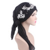 Fashion Flower Women Muslim Turban Cotton Head Wrap Hat Chemo Cap Headscarf Fashion Flower Women Muslim Turban Cotton Head Wrap Hat Chemo Cap Headscarf