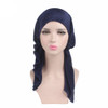 Fashion Women Wrinkle Long Turban Cap Head Wrap Chemo Hat Beanie Muslim Hijab Fashion Women Wrinkle Long Turban Cap Head Wrap Chemo Hat Beanie Muslim Hijab
