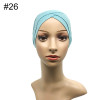 Modal Muslim Headscarf Women Criss Cross Tube Hat Underscarf Islamic Inner Cap Lady Hat Muslim Hijab
