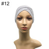 Modal Muslim Headscarf Women Criss Cross Tube Hat Underscarf Islamic Inner Cap Lady Hat Muslim Hijab