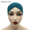 Modal Muslim Headscarf Women Criss Cross Tube Hat Underscarf Islamic Inner Cap Lady Hat Muslim Hijab