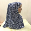 H105 printed pray hijab medium size muslim amira hijab pull on islamic scarf head wrap headband