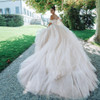 Gorgeous Beading Lace Tulle Wedding Dresses With 2 Sleeve style for Choose