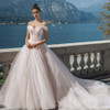 Gorgeous Beading Lace Tulle Wedding Dresses With 2 Sleeve style for Choose