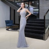 Evening Dress Mermaid Sexy Plunging Deep V-Neck