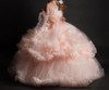 Pink Flower Pageant Dresses For Wedding Kids Ball Gowns