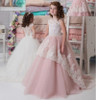 Beautiful White Pink Flower Girls Dresses for Weddings