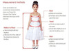 Lace Flower Girl Dresses Kids Wedding Party