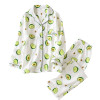 Cotton Pajama 2 Pcs with Avocado Printed