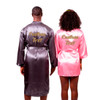 Satin Men's and Women's Robes Set with Customization