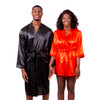 Satin Men's and Women's Robes Set with Customization