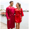 Satin Men's and Women's Robes Set with Customization