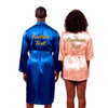 Satin Men's and Women's Robes Set with Customization