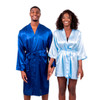 Satin King and Queen Matching Robes Set With Personalization