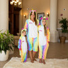 Rainbow Unicorn One piece Pajamas Set