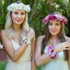 Flower Headband and Hand Band