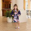 Kids Floral Peacock Robe