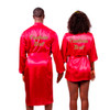 Satin Matching His and Hers Robes Set for Couples