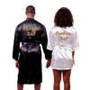 Satin Groom and Bride Robes Set