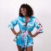 Floral Peacocks  Kimono Robes