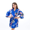 Floral Peacocks  Kimono Robes