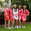 Satin Customized Bridal Robes for Bridesmaid Party