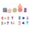 Wooden Counting and Shape Toy for Preschool