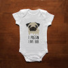 I Puggin Love You Onesie