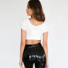 Ruched Front Crop Top